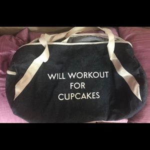 Cute denim gym bag